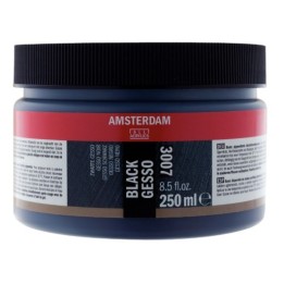 Amsterdam Gesso Zwart 3007 Pot 250ml