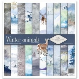 Scrapbookingpapier SLS-022 ''Winterdieren''
