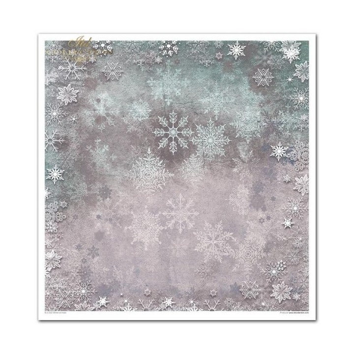 Scrapbookingpapier SLS-022 ''Winterdieren''