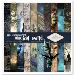 Scrapbookingpapier SLS-023 ''Een onontdekte magische wereld''