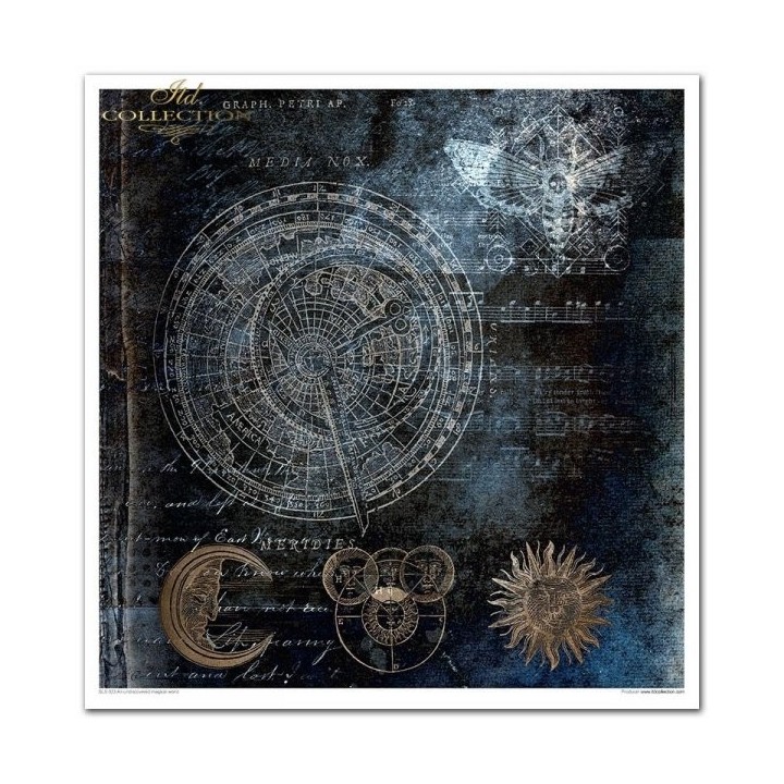 Scrapbookingpapier SLS-023 ''Een onontdekte magische wereld''