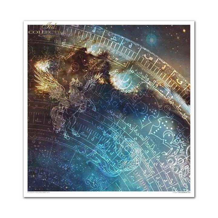 Scrapbookingpapier SLS-023 ''Een onontdekte magische wereld''