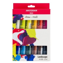 Amsterdam Standard Series Acrylic Paint Landscape Set 12x20ml