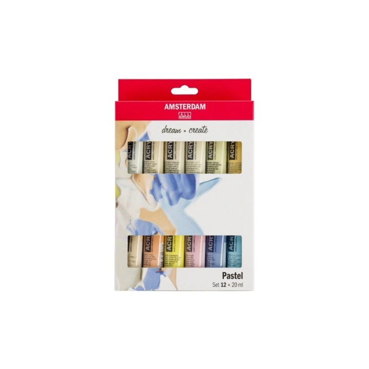 Amsterdam Standard Series Acrylic Paint Pastel Set 12x20ml