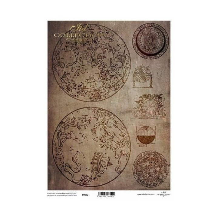Translucent scrapbookingpapier P0072