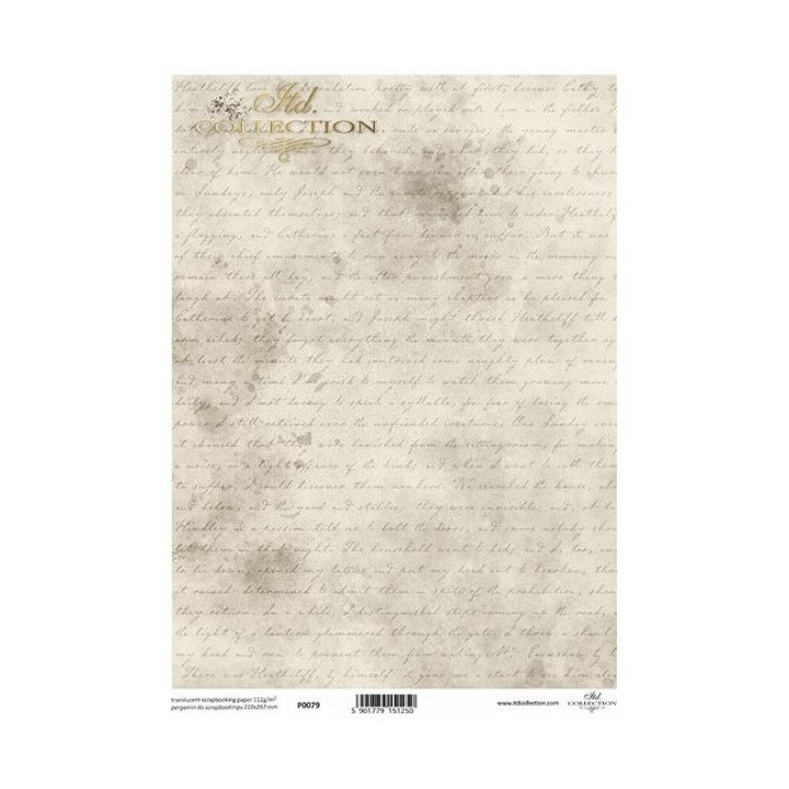 Translucent scrapbookpapier P0079