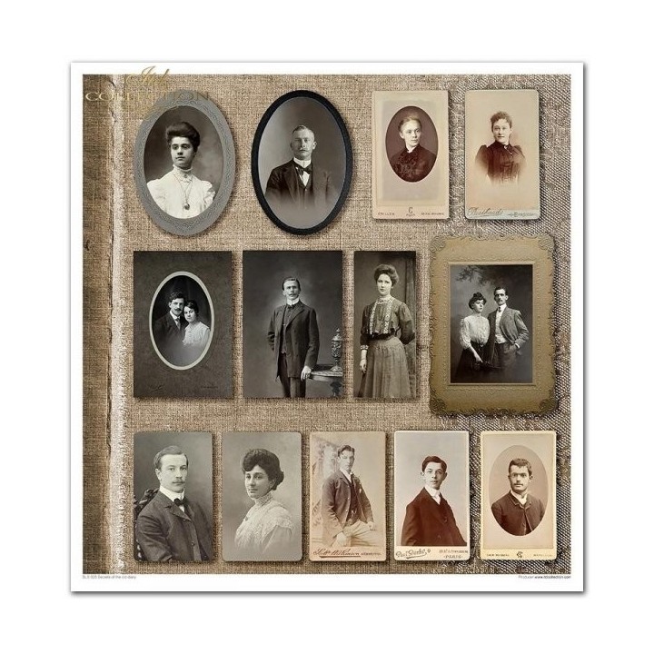 Scrapbookingpapier SLS-025 ''Geheimen van het oude dagboek''