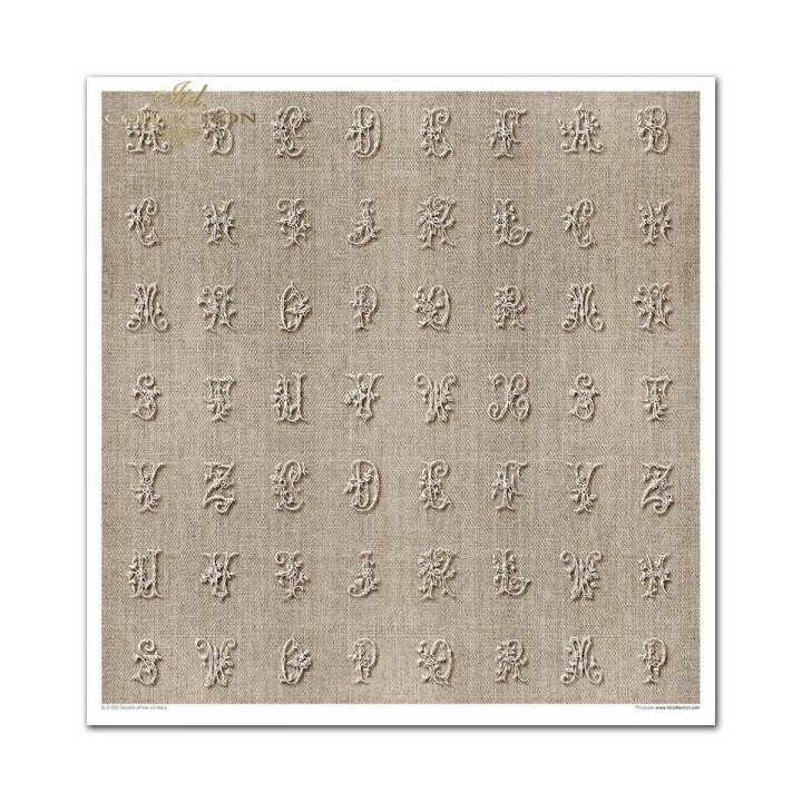 Scrapbookingpapier SLS-025 ''Geheimen van het oude dagboek''