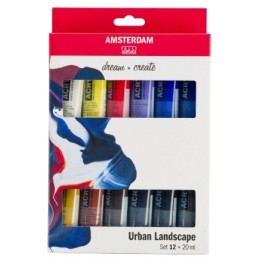 Amsterdam Standard Series Acrylic Paint Urban Landscape Set 12x20ml