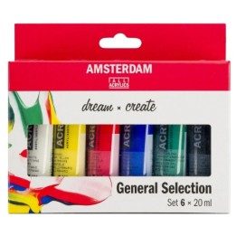 Amsterdam Standard Series Acrylics Algemene selectie Set 6x20ml