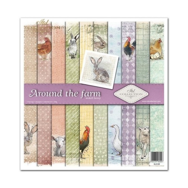 Scrapbookingpapier SLS-029 ''Rond de boerderij''