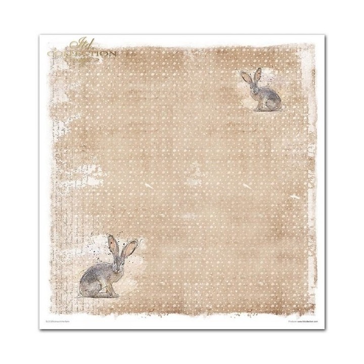 Scrapbookingpapier SLS-029 ''Rond de boerderij''