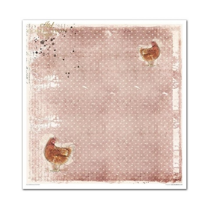 Scrapbookingpapier SLS-029 ''Rond de boerderij''