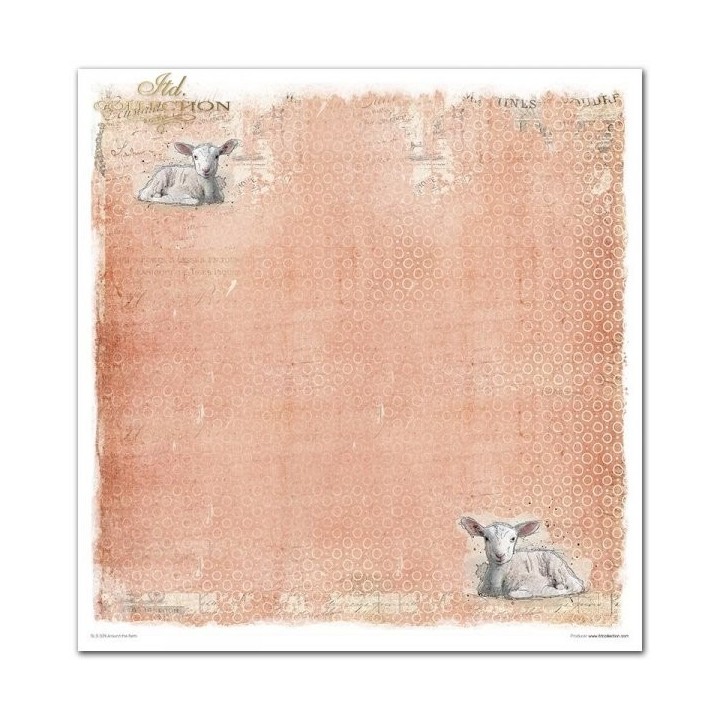 Scrapbookingpapier SLS-029 ''Rond de boerderij''