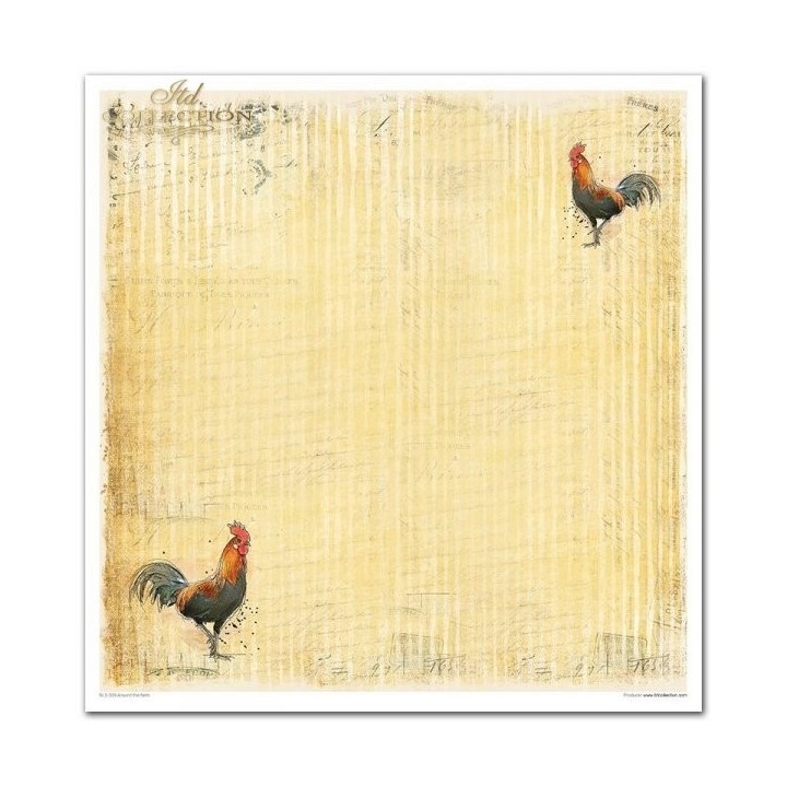 Scrapbookingpapier SLS-029 ''Rond de boerderij''
