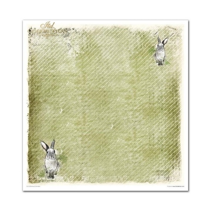 Scrapbookingpapier SLS-029 ''Rond de boerderij''