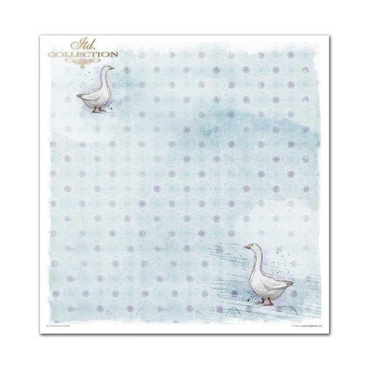 Scrapbookingpapier SLS-029 ''Rond de boerderij''