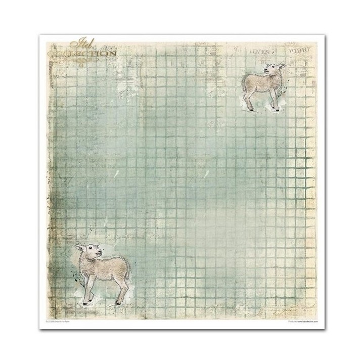 Scrapbookingpapier SLS-029 ''Rond de boerderij''