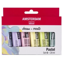 Amsterdam Standard Series Acrylverf Pastel Set 6x20ml