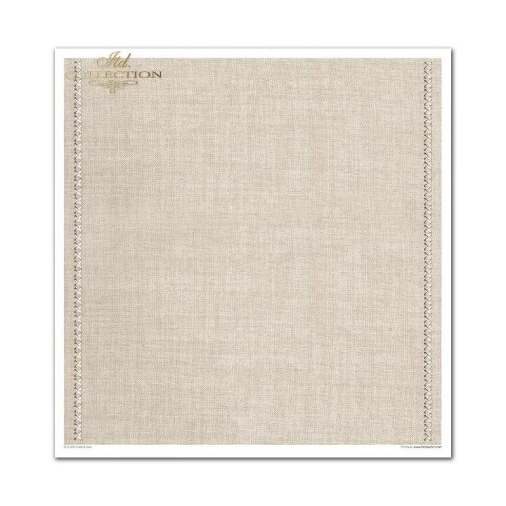 Scrapbookingpapier SLS-026 ''linnen & kant''