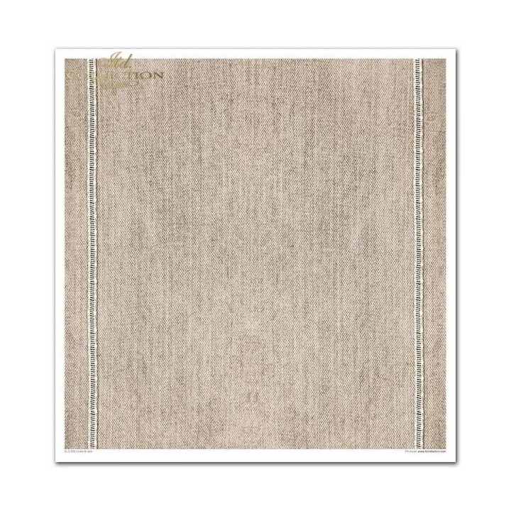Scrapbookingpapier SLS-026 ''linnen & kant''