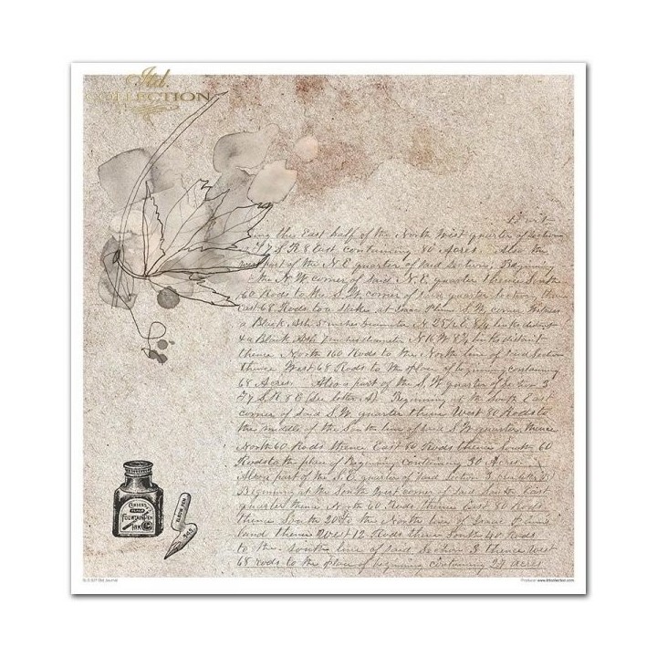 Scrapbookingpapier SLS-027 ''Old Journal''