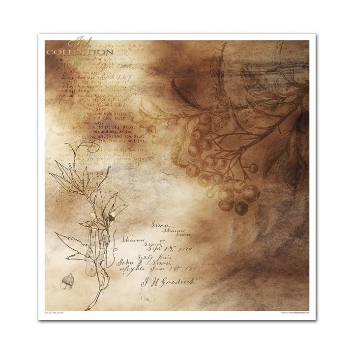 Scrapbookingpapier SLS-027 ''Old Journal''