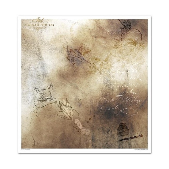Scrapbookingpapier SLS-027 ''Old Journal''