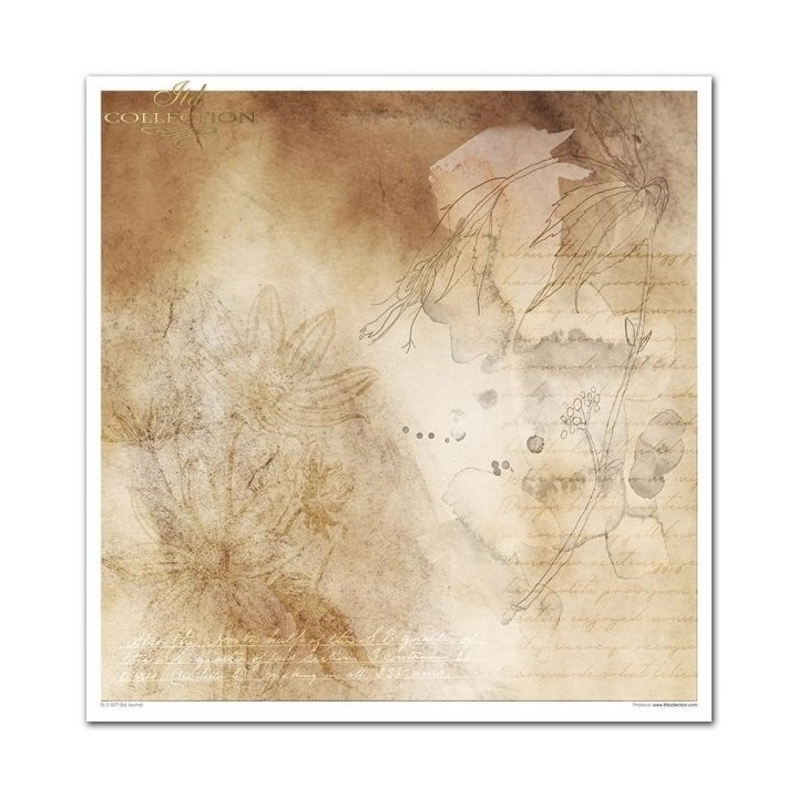 Scrapbookingpapier SLS-027 ''Old Journal''