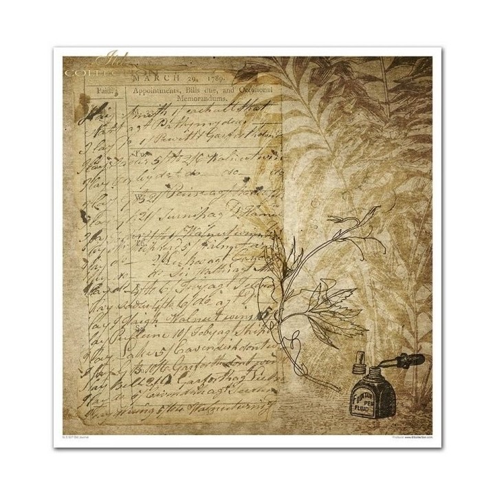 Scrapbookingpapier SLS-027 ''Old Journal''
