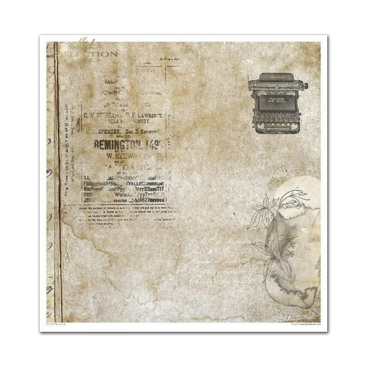 Scrapbookingpapier SLS-027 ''Old Journal''