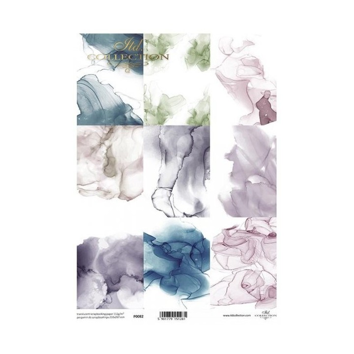 Translucent scrapbookingpapier P0082