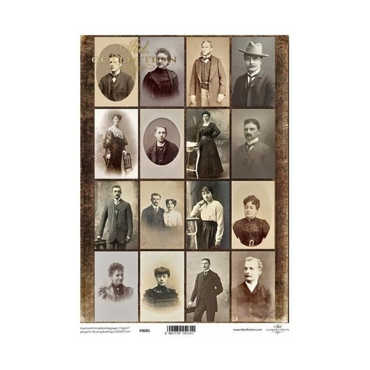 Translucent scrapbookpapier P0085