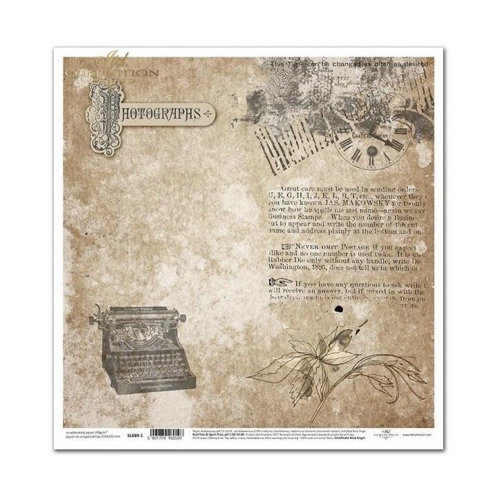 scrapbookpapier SL0889