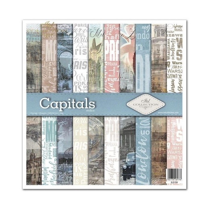 Scrapbookingpapier SLS-030 ''Capitals''
