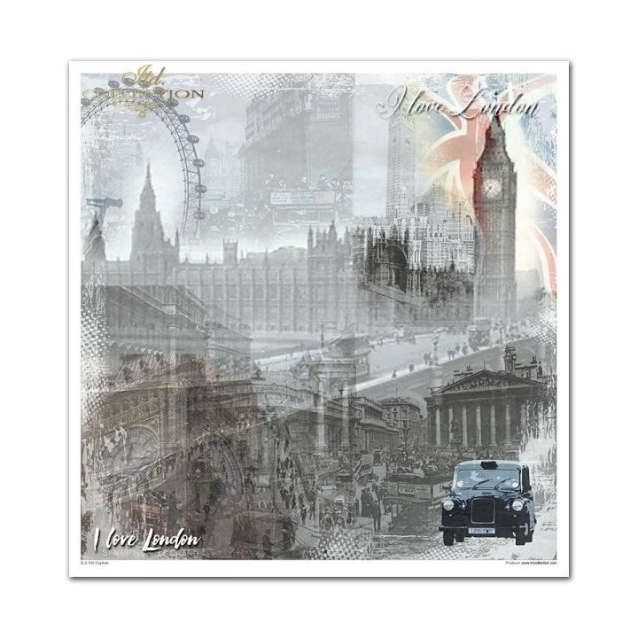 Scrapbookingpapier SLS-030 ''Capitals''