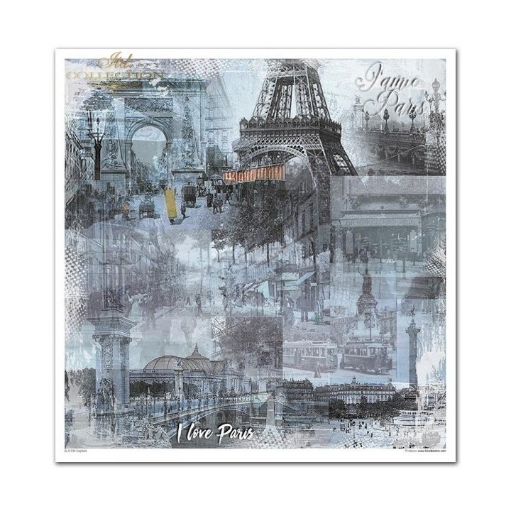 Scrapbookingpapier SLS-030 ''Capitals''
