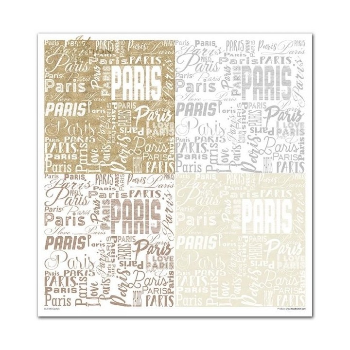 Scrapbookingpapier SLS-030 ''Capitals''