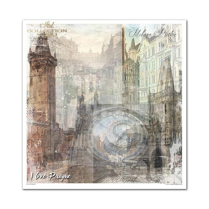 Scrapbookingpapier SLS-030 ''Capitals''
