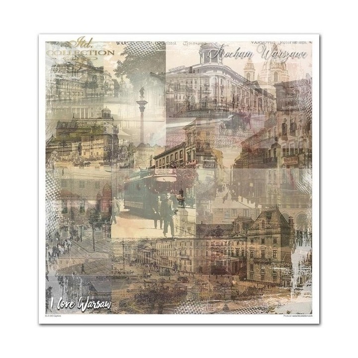 Scrapbookingpapier SLS-030 ''Capitals''