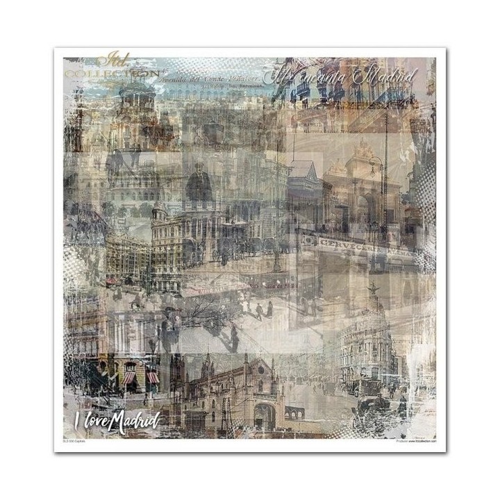 Scrapbookingpapier SLS-030 ''Capitals''