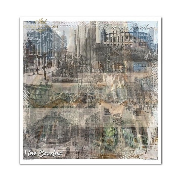 Scrapbookingpapier SLS-031 ''Beautiful Cities''