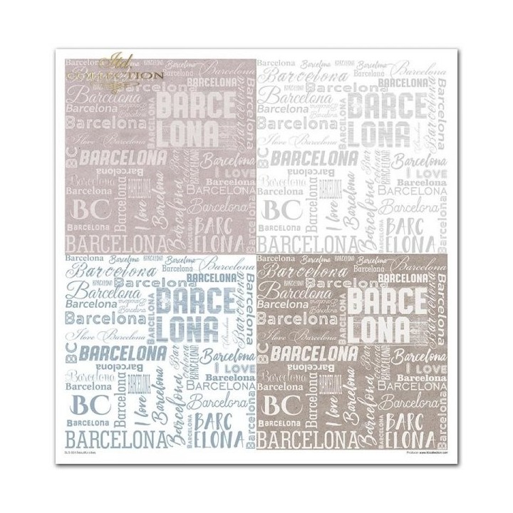 Scrapbookingpapier SLS-031 ''Beautiful Cities''