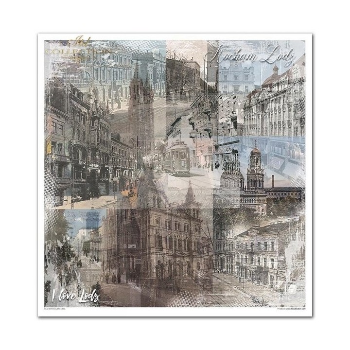 Scrapbookingpapier SLS-031 ''Beautiful Cities''