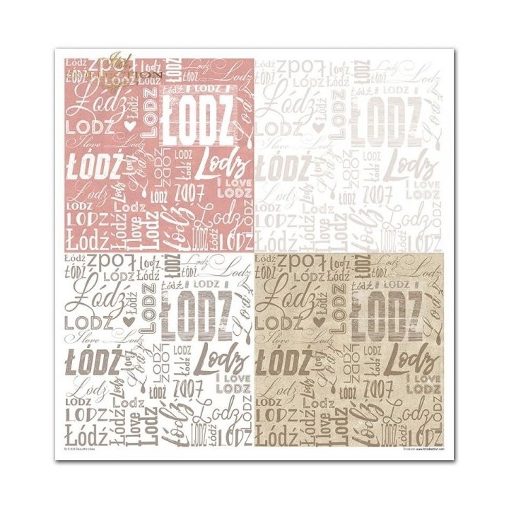 Scrapbookingpapier SLS-031 ''Beautiful Cities''