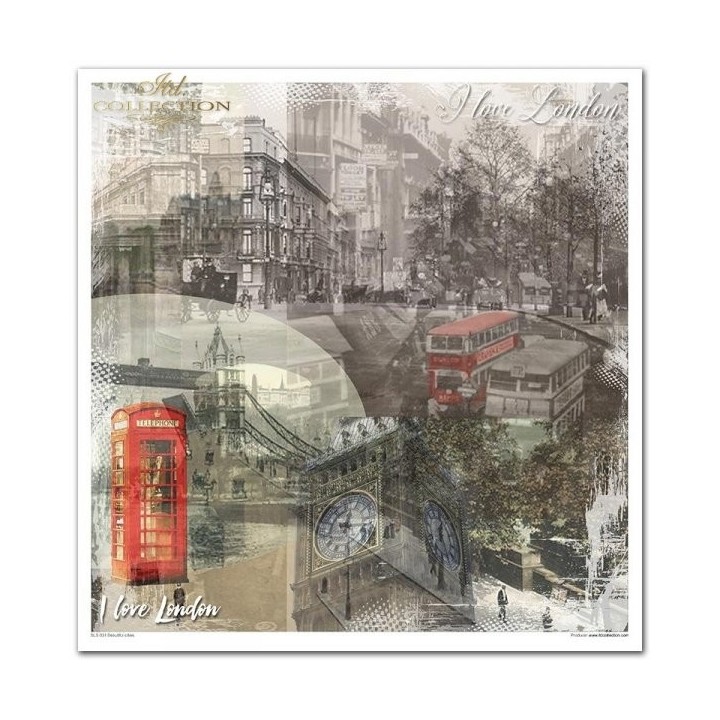 Scrapbookingpapier SLS-031 ''Beautiful Cities''