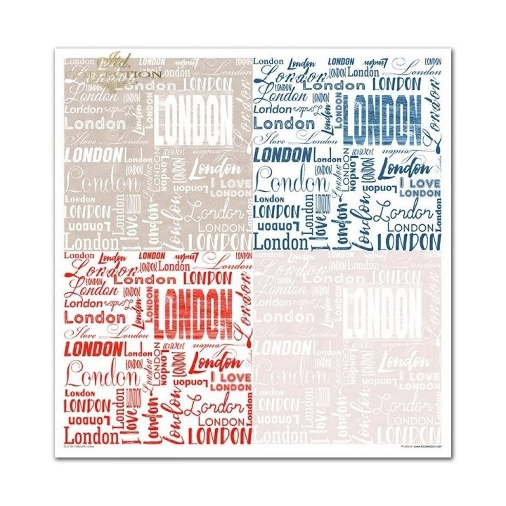 Scrapbookingpapier SLS-031 ''Beautiful Cities''