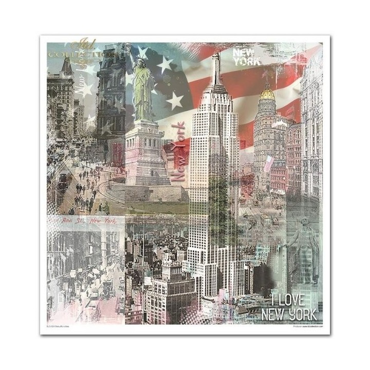 Scrapbookingpapier SLS-031 ''Beautiful Cities''