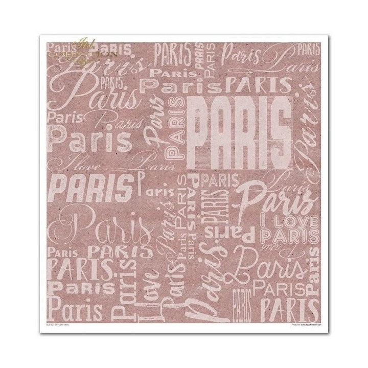 Scrapbookingpapier SLS-031 ''Beautiful Cities''