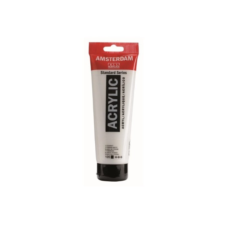 Amsterdam Acrylverf Tube 120ml Titaanwit 105
